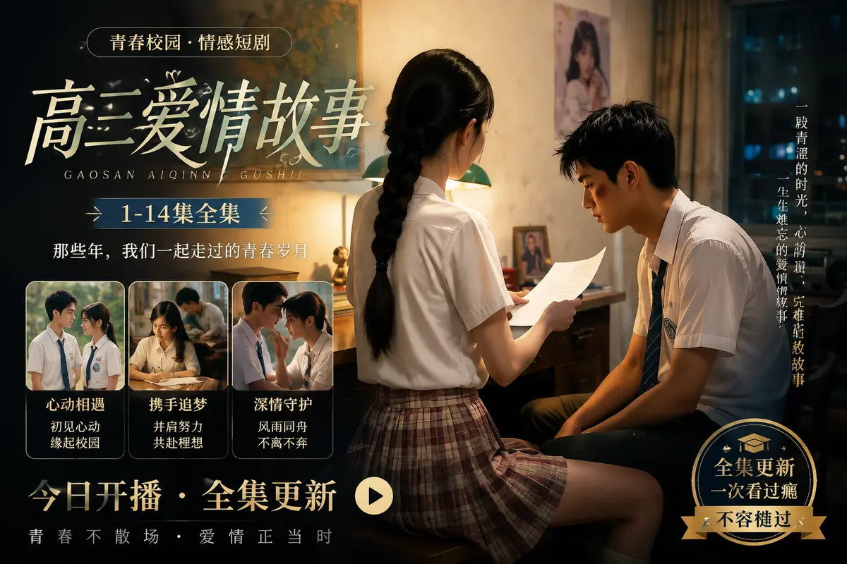 黄豆魔改AI短剧《b中高三爱情故事》未删减全集在线观看-《高三爱情故事 if篇》蓝光修复中字版-百度阿里云盘资源直链-高清零卡顿