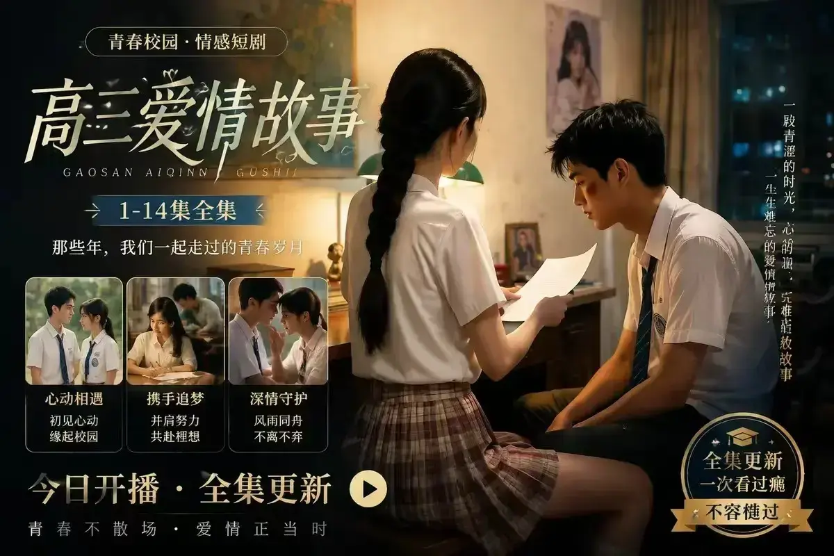 《B中爱情故事》AI校园短剧未删减完整版 - 误会篇4KHDR高清画质 - 百度网盘在线秒存免费观看
